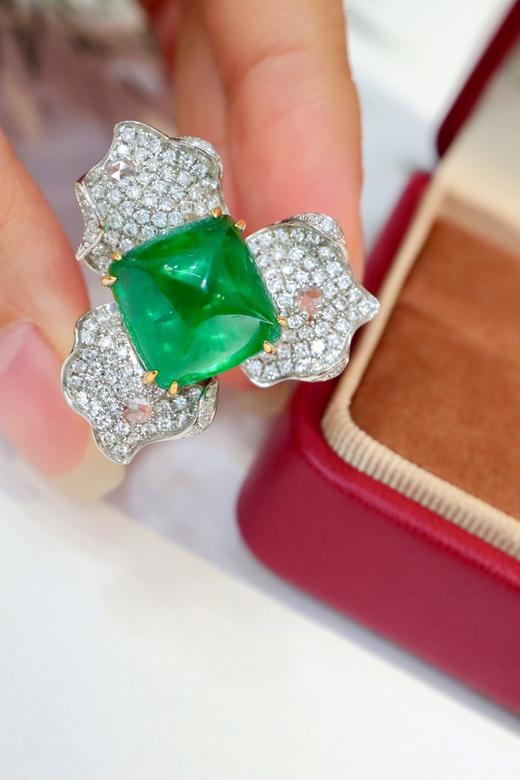 9.59ct 祖母绿戒指 商品图1