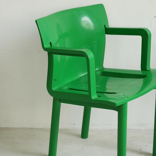 1980s意大利Kartell K4870绿色扶手椅A0222 by Anna Castelli Ferrieri 商品图0