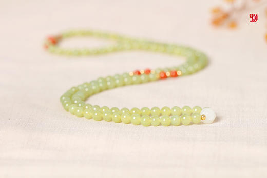 【熙若】和田黄玉珠串    珠径：6mm 商品图4