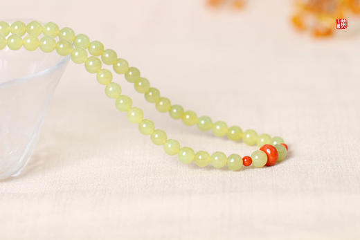 【熙若】和田黄玉珠串    珠径：6mm 商品图2
