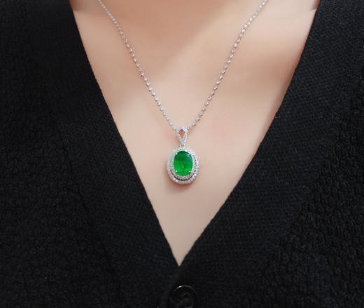 2.38ct 祖母绿吊坠 商品图5