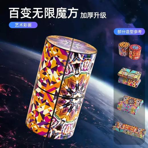 立体百变魔方减压玩具几何3b无限魔方儿童玩具 商品图12