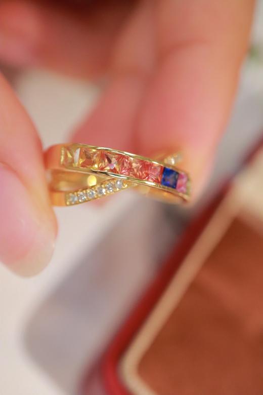 1.38ct 蓝宝石戒指 商品图1