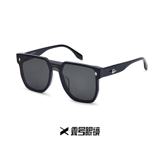 【品牌特惠】EYECROXX乘号墨镜女高级感显脸小黑色大框XS21009RazorC1 商品图1