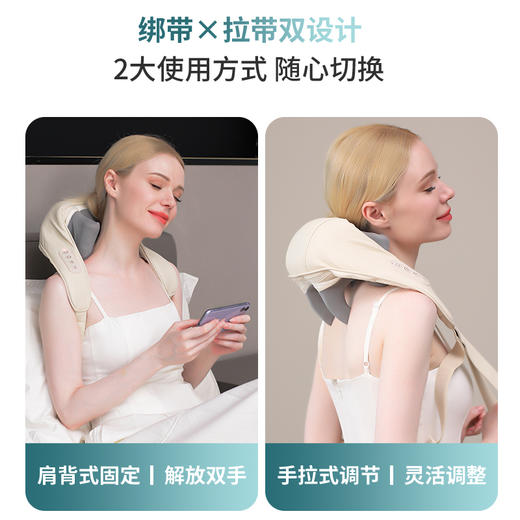 肩颈按摩仪，1:1还原真人揉捏斜方肌，仿人手虎口造型，充电无线多功能肩颈按摩器，礼盒包装，三大力度模式调控，多种按摩手法变换~无线设计2000mAh强续航，随时随地享受 商品图11