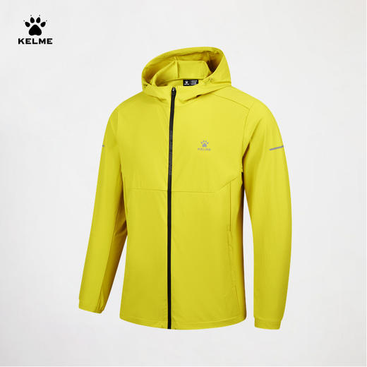 卡尔美秋季新款乘风燃跑系列男士梭织外套（连帽） 商品图1