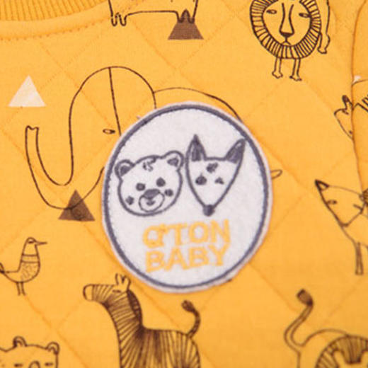 棉果果秋冬季男童套头空气层加厚夹棉卫衣M412180619677 商品图3