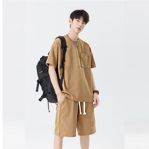 ❤️【罗蒙极简风休闲套装2592款】🍒1、精选面料柔软舒适，透气性好，同时不失挺阔感🍂 商品图2