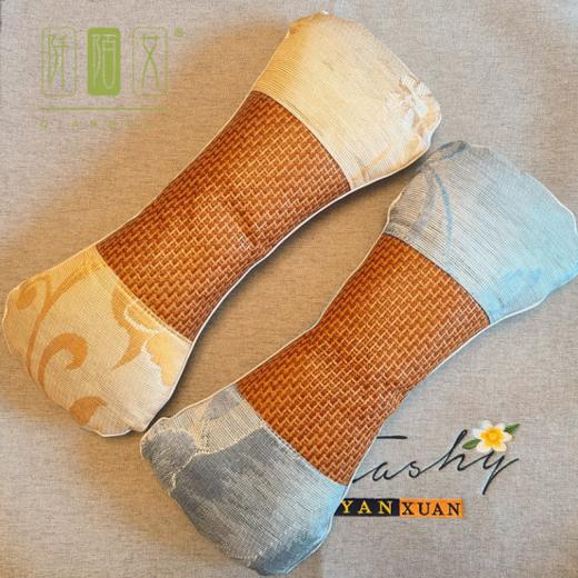 🖤【阡陌艾冰丝艾草枕】✔️1、艾叶护颈枕设计为骨头形状，可以很好的贴合颈椎曲线，🌵 商品图4