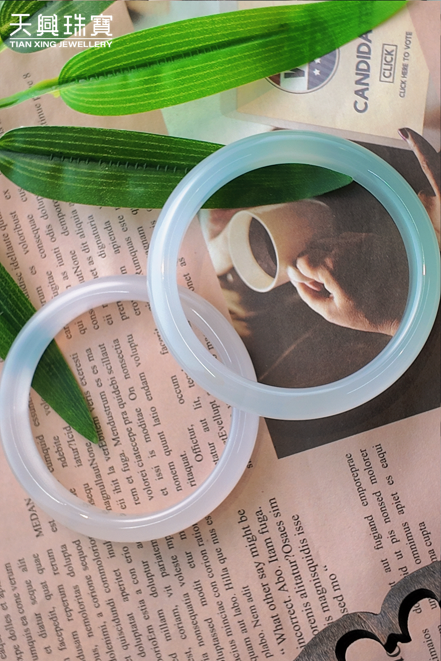 白月光手镯半山半水手镯宽版温润如玉仙女最爱