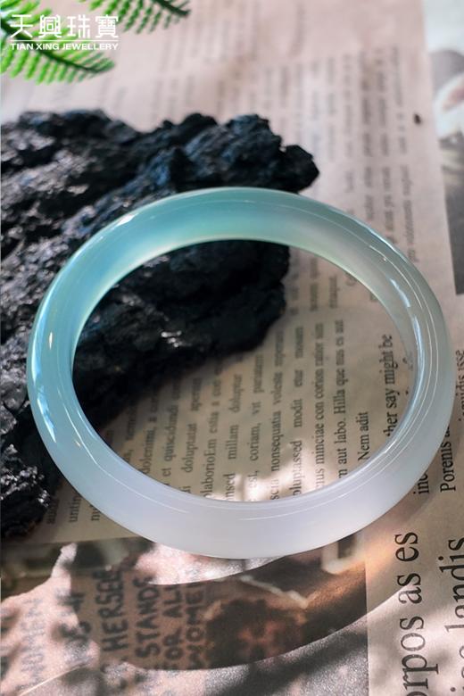 白月光手镯半山半水手镯宽版温润如玉仙女最爱 商品图4