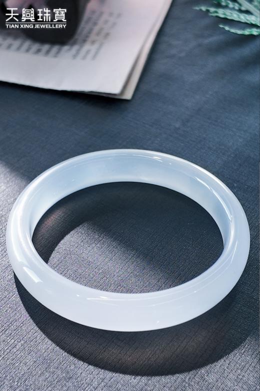 白月光手镯半山半水手镯宽版温润如玉仙女最爱 商品图1