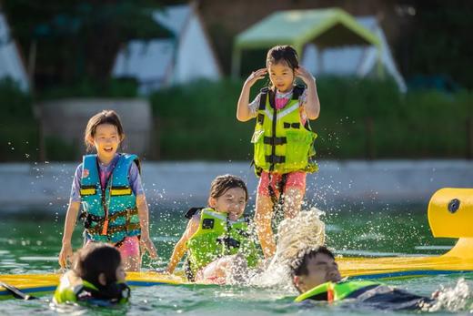 【三日营】五星酒店天鹅湖水上运动营10+项水上运动,魔毯桨板皮划艇彩虹跑荧光趴|7~12岁单飞 商品图2