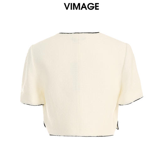 VIMAGE纬漫纪千金气质香风短款通勤外套秋季新款V2203836 商品图1