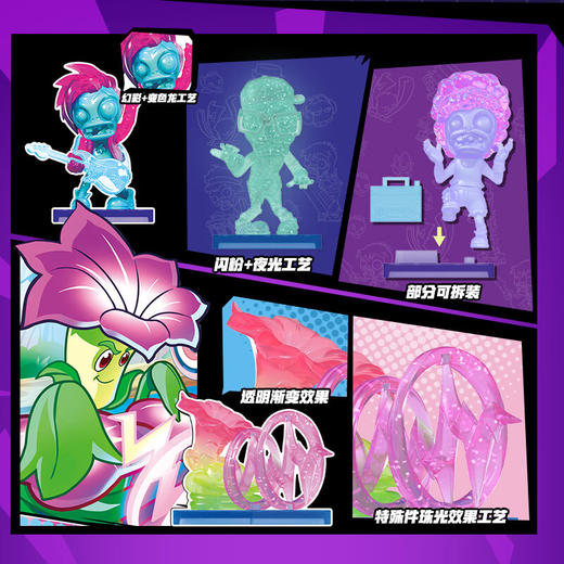 卡游 植物大战僵尸-活力花园系列-迷你橡皮人偶KAYCPZ-XPT-01 商品图4