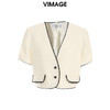 VIMAGE纬漫纪千金气质香风短款通勤外套秋季新款V2203836 商品缩略图0
