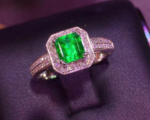 0.95ct 祖母绿戒指 商品图2