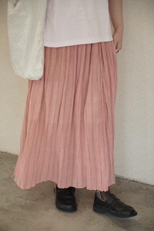 MAKU textiles｜压皱棉质一片式围裹裙半身裙 商品图4