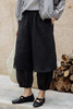 绽放477朵【黑白灰系列·松弛感】天丝亚麻假两件束脚灯笼裙裤 商品缩略图5