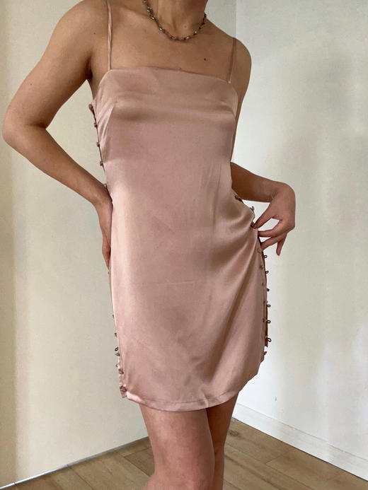 LCM｜Midnight Muse Long TOP / mini Dress [ 双侧全开衩真丝短裙 可搭配下装 秒变TOP ] 【定制尺码加收10%定制费】 商品图3