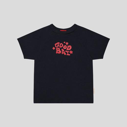 GOODBAI GOODEES撞色字母印花插肩袖短袖T恤 商品图4