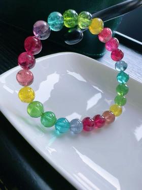 17.3g 7.6mm 碧玺手链