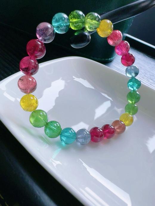 17.3g 7.6mm 碧玺手链 商品图0