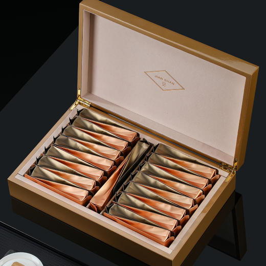 见山烤漆木盒【通版•摆泡•金】55元一套/共7套 商品图1