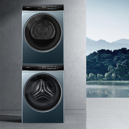 【卡萨帝揽光】10kg超薄家用洗衣机烘干机直驱滚筒热泵洗烘套装LB 商品图1