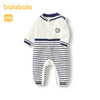 巴拉巴拉婴儿连体衣秋装宝宝外出包屁衣哈衣新款海军领学院风 商品缩略图4