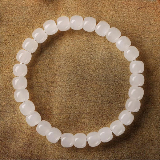 【断货】正安优选·和田白玉手串  温润细腻 商品图4