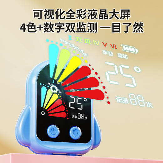 猫太子驼背矫正器儿童坐姿背部矫姿带青少年学生智能直背纠正神器 商品图3