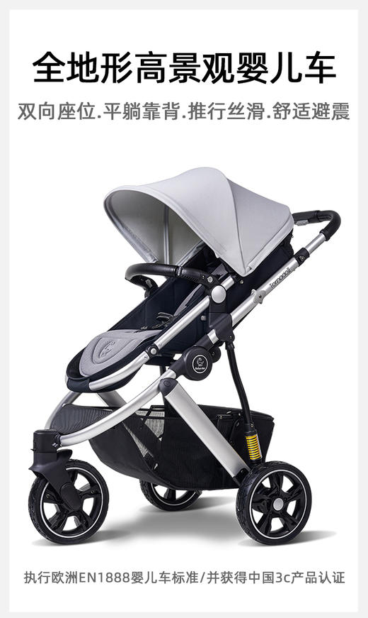 babyruler高景观婴儿车Tomado-T2/BBR-601178 商品图3