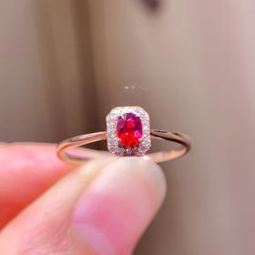 0.3ct 1.07g 红宝石戒指