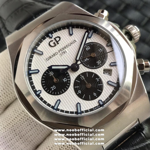 『NOOB独家货源』Girard-Perregaux 芝柏 Laureato Chronograph 桂冠系列42毫米计时腕表 316L精钢表壳 蓝宝石表镜 巴黎钮钉表盘 棒状指针 商品图2