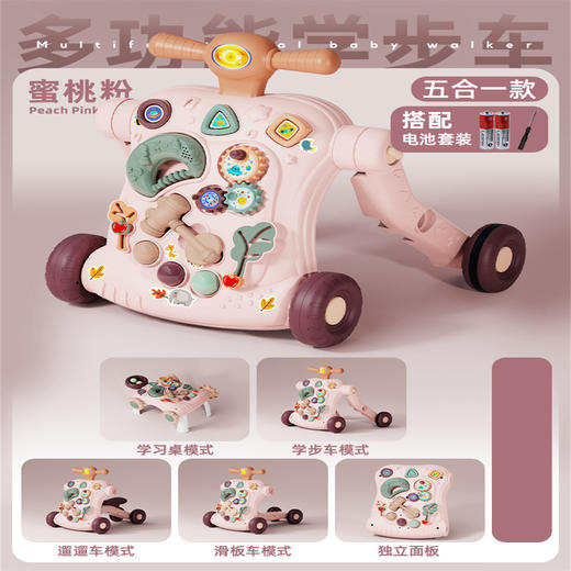 【多功能婴儿学步车】儿童学步车六合一模式手推滑行车婴儿助步车宝宝学步推车玩具礼物 商品图11