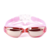 游泳镜 粉红色女款泳镜 1付 女孩子粉色电镀膜带耳塞 商品缩略图0