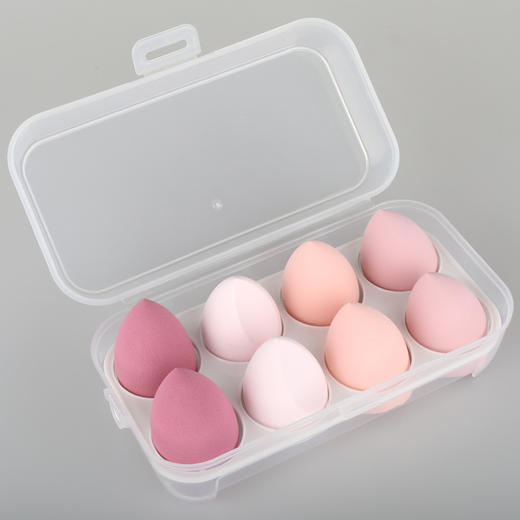 【软萌Q弹 化出透亮底妆 全方位上妆不留缝隙】美妆蛋彩妆蛋 水滴粉扑 葫芦斜切粉扑 洗脸扑 化妆棉海绵粉扑-QQ 商品图4