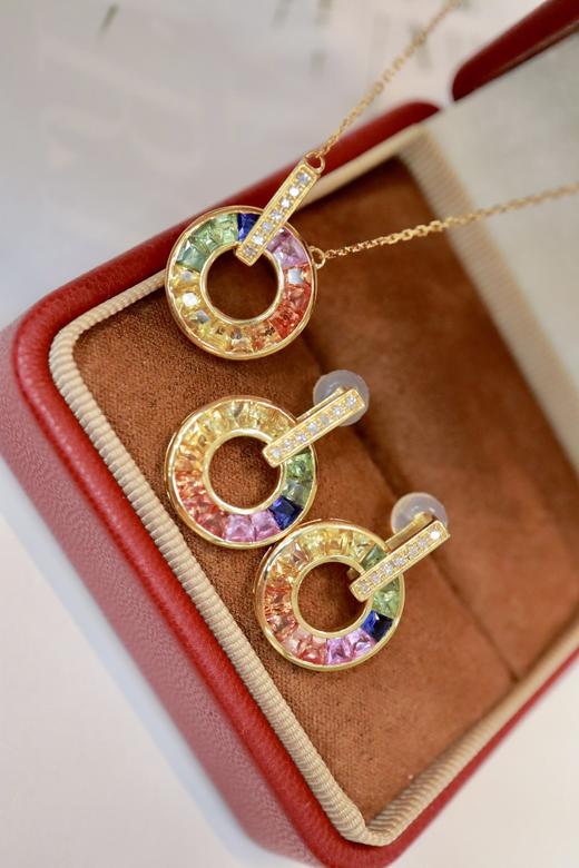 4.22ct 蓝宝石耳环 商品图8