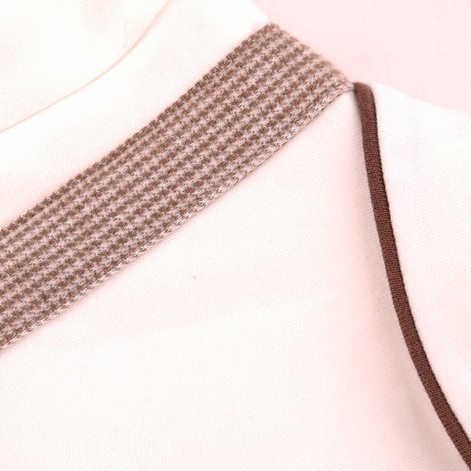 棉果果秋季新品春秋款男童带领结爬服小绅士对开连体衣M312722224486 商品图5