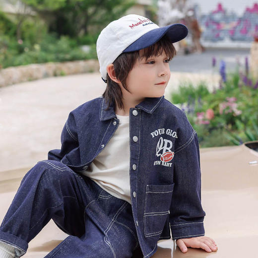 棉果果秋季新品男童春秋款牛仔外套M312100224467 商品图0