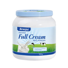 【保税仓】澳大利亚Jerseyjoy 爱薇牛速溶全脂奶粉(定制)  900g*1 (有效期至26年4月）
