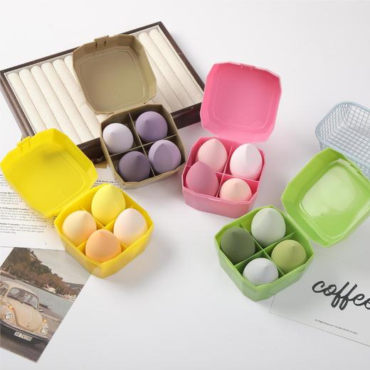 【不易卡粉，妆效出众，细节让你美得更有高级感】4个套装粉扑 非乳胶漂流瓶粉扑 美妆蛋海绵气垫 化妆不吃粉 干湿两用美妆蛋-QQ 商品图6