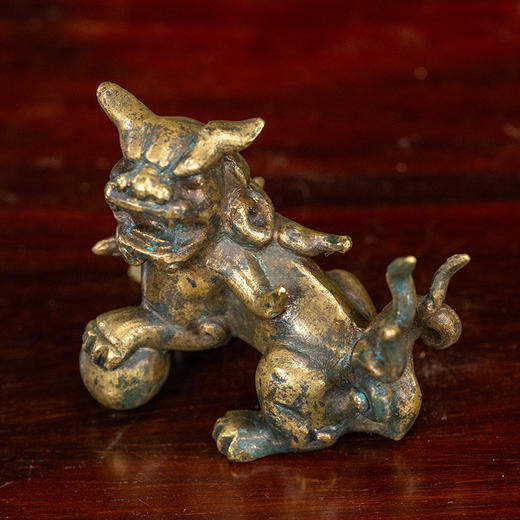 清 铜狮子摆件 商品图4