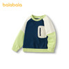 巴拉巴拉童装儿童卫衣男童女童秋装宽松新款撞色拼接上衣潮流 商品缩略图4
