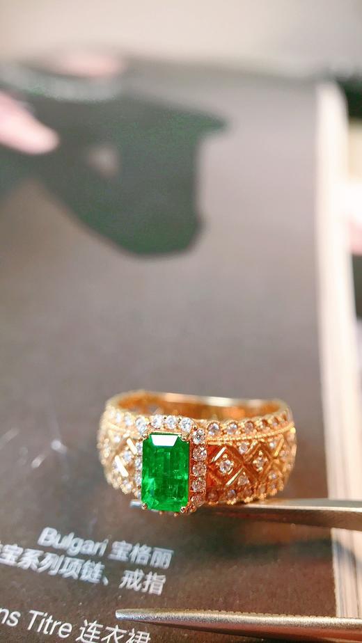 0.64ct 祖母绿戒指 商品图2
