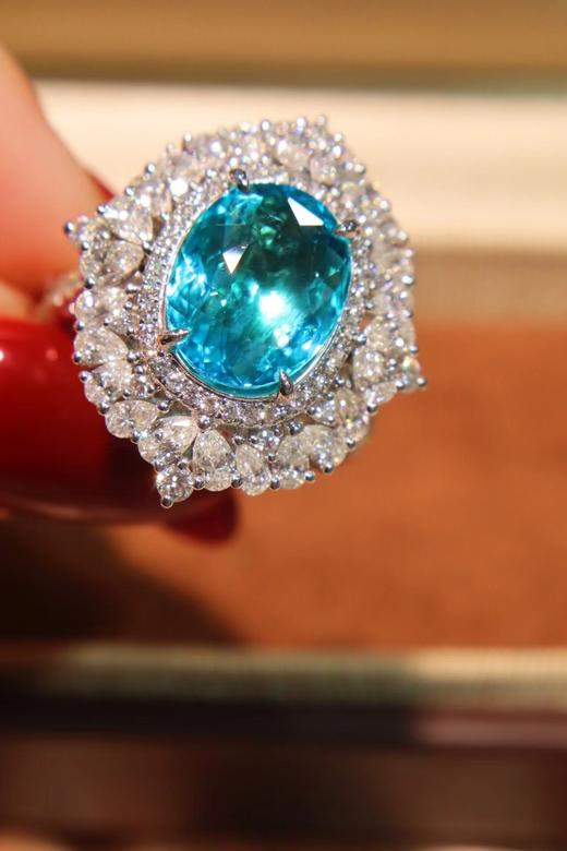 3.94ct 帕拉伊巴戒指 商品图0