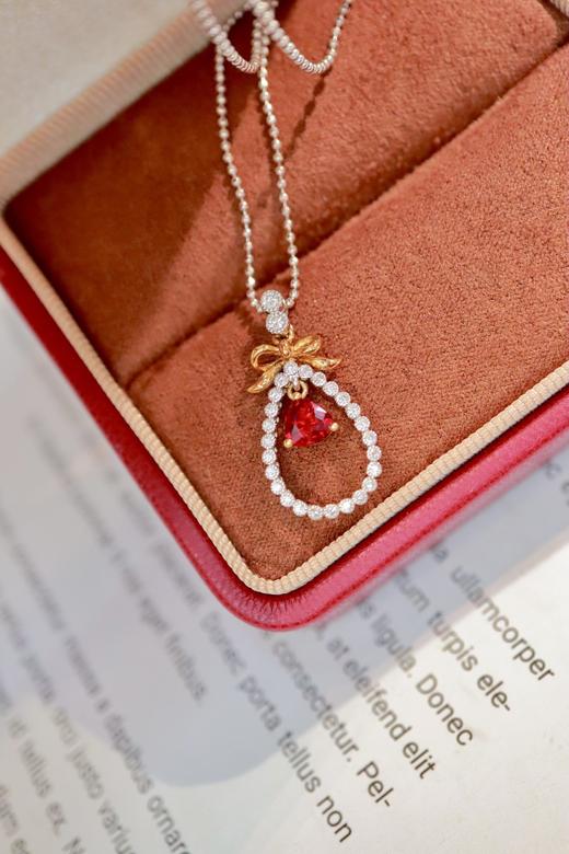 0.39ct 红宝石吊坠 商品图5