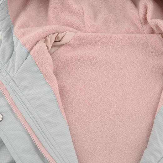 棉果果秋季新品女童加绒加厚摇粒绒防风保暖休闲冲锋衣外套加绒保暖风衣M322100324428 商品图4