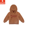 棉果果秋季新品男童加绒卫衣字母双面绒连帽卫衣M312182424473 商品缩略图1
